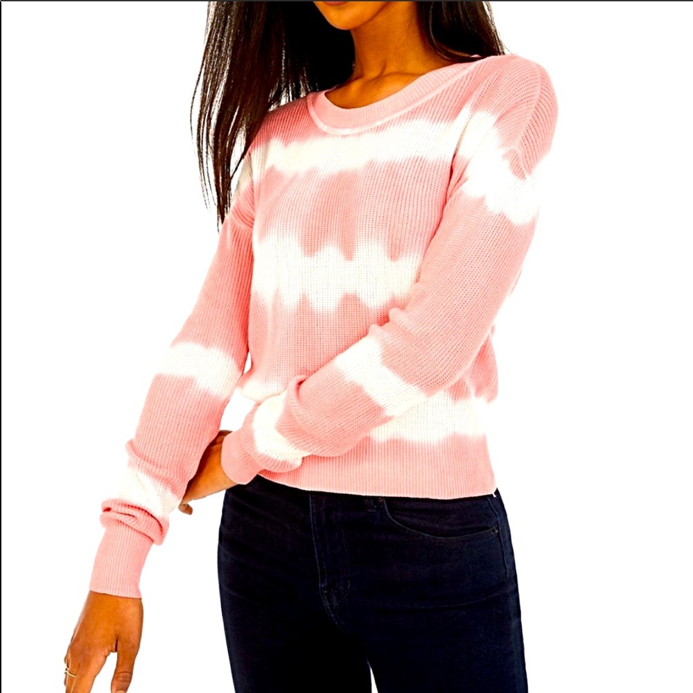 Tie-Dyed Crewneck Sweater